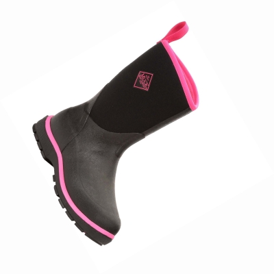 Black Pink Muck Element Kids' Winter Boots | CA[KUT136]